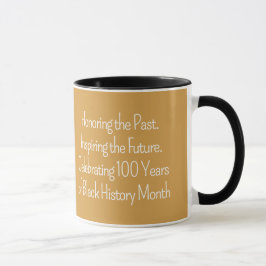 Taza Celebrating 100 Years Custom Typography