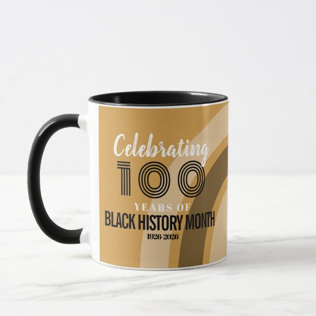 Taza Celebrating 100 Years Of Black History Month (Izquierda)