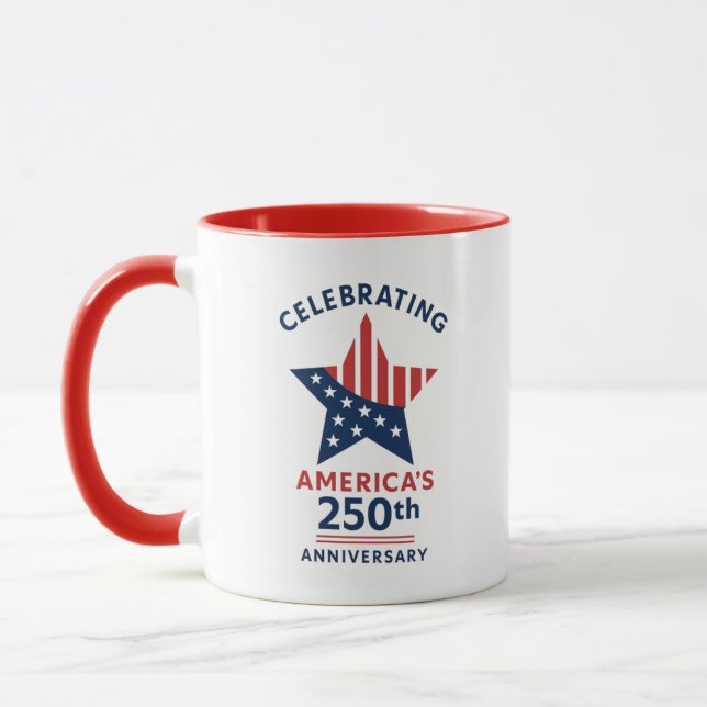 Taza Celebrating America's 250th Anniversary (Izquierda)