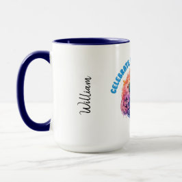Taza Celebren las mentes de todo tipo. Neurodiversidad