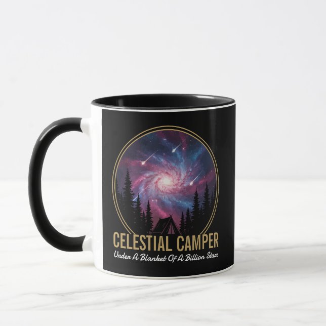 Taza Celestial Camper Galaxy Night Scene (Izquierda)