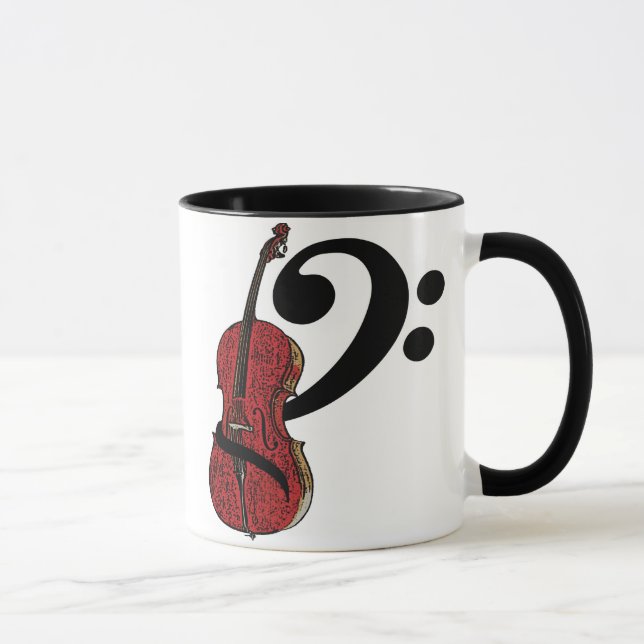 Taza Cello Clef Mug (Derecha)