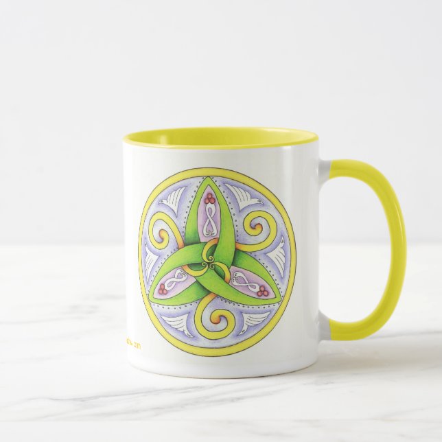 Taza céltica de la mandala (Derecha)