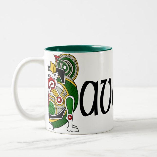 Taza céltica del dragón de Cavanagh (Izquierda)