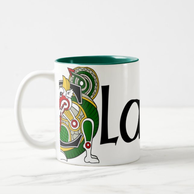 Taza céltica del dragón de Clancy (Izquierda)