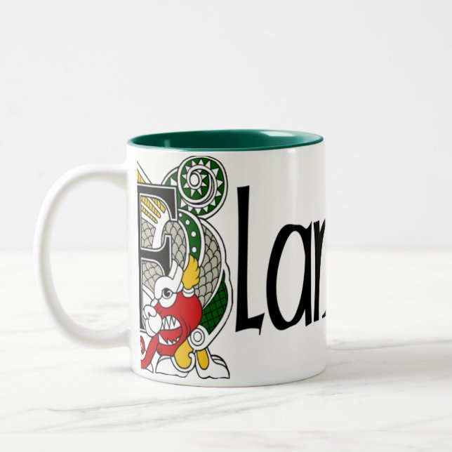Taza céltica del dragón de Flanagan (Izquierda)