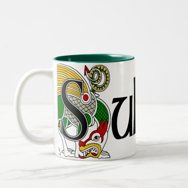 Taza céltica del dragón de Sullivan (Izquierda)