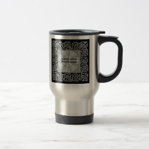 Taza céltica del viaje de la foto del diseño de