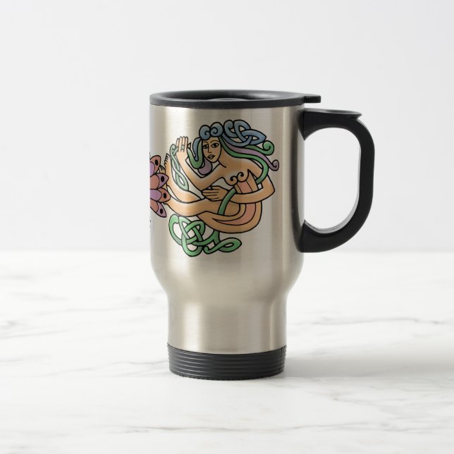 Taza céltica del viaje de los símbolos (Derecha)