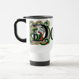 Taza céltica del viaje del dragón de Dowd
