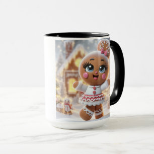 Taza Cenicienta de Jengibre Destello de Copo de Nieve