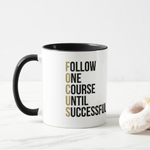Taza Centrar la motivación de la cita empresarial en la