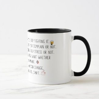 Taza Centrarse en la motivación del cambio