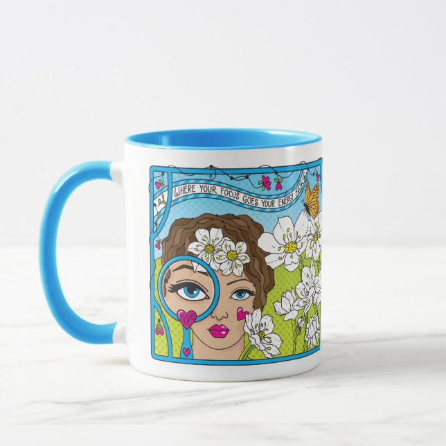 Taza Centrarse En Lo Bueno_ (Izquierda)