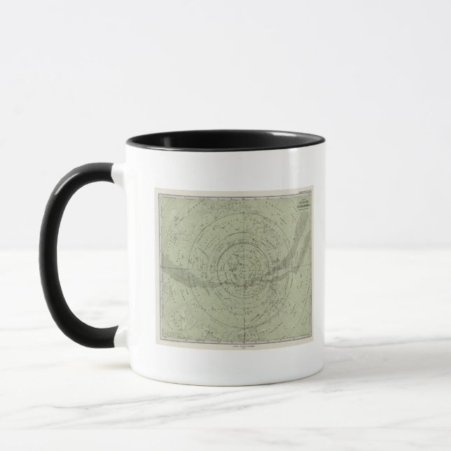 Taza Centro del mapa del cielo meridional (Izquierda)