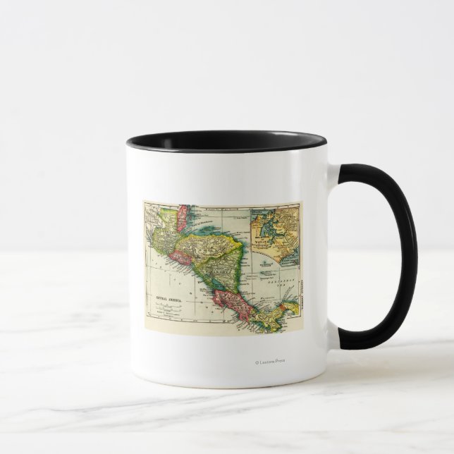 Taza CentroaméricaMapa panorámicoCentroamérica (Derecha)