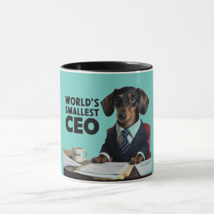 Taza CEO más pequeño del mundo, adorable y divertido da