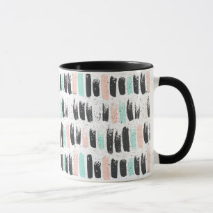 Taza Cepillos y modelo de los movimientos de la tinta