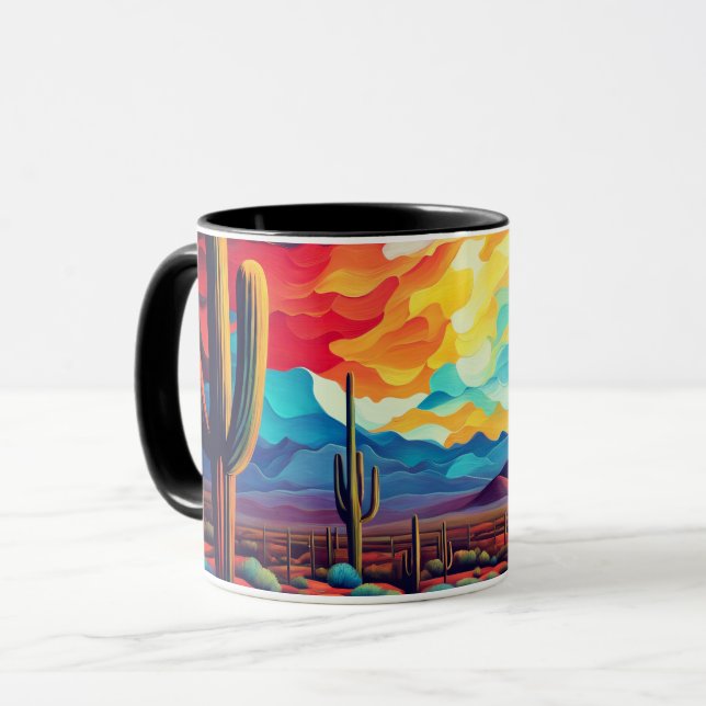 Taza Ceramic Mug Arizona Sunset en Resumen (Anverso izquierdo)
