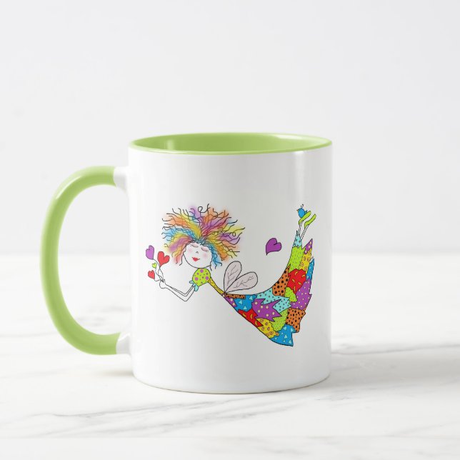 Taza Ceramic Mug Whimsical Fairy (Izquierda)