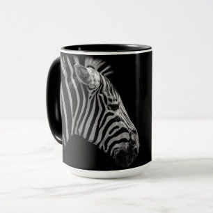 Taza Cerámica Cabeza de Cebra