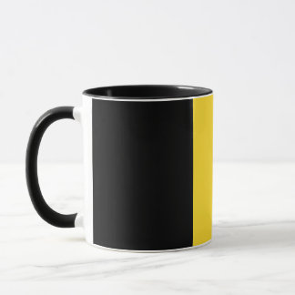 Taza Cerámica cubierta de bandera belga de Crisp limpia