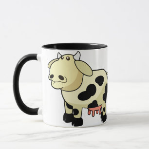 Taza Cerámica de Vaca Lechera de Dibujos Animados