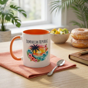 Taza Cerámica del Patrimonio de la República Dominicana