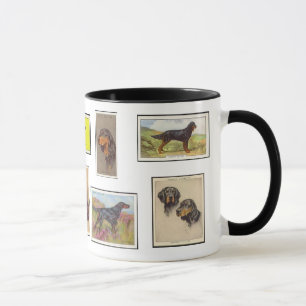 Taza Cerámica Gordon Setter Tarjetas de Cigarrillo