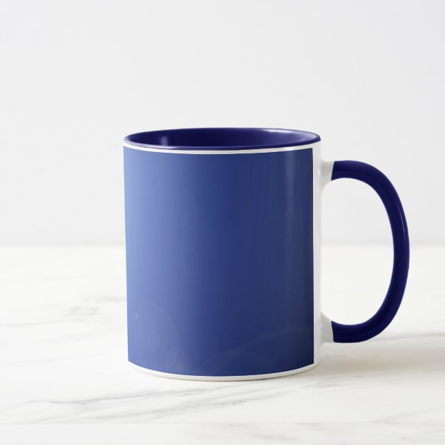 Taza Cerámica Luz de Luna Azul (Derecha)