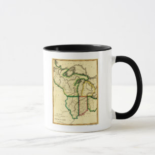 Taza Cercano oeste en el mapa unido de StatesPanoramic
