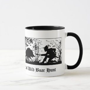 Taza Cerdo bávaro viejo del jabalí del estilo/caza de
