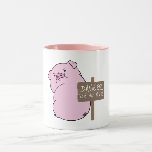 Taza Cerdo May Bite Mug (Centro)