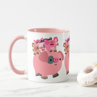 Taza Cerdo Personalizado con lechones