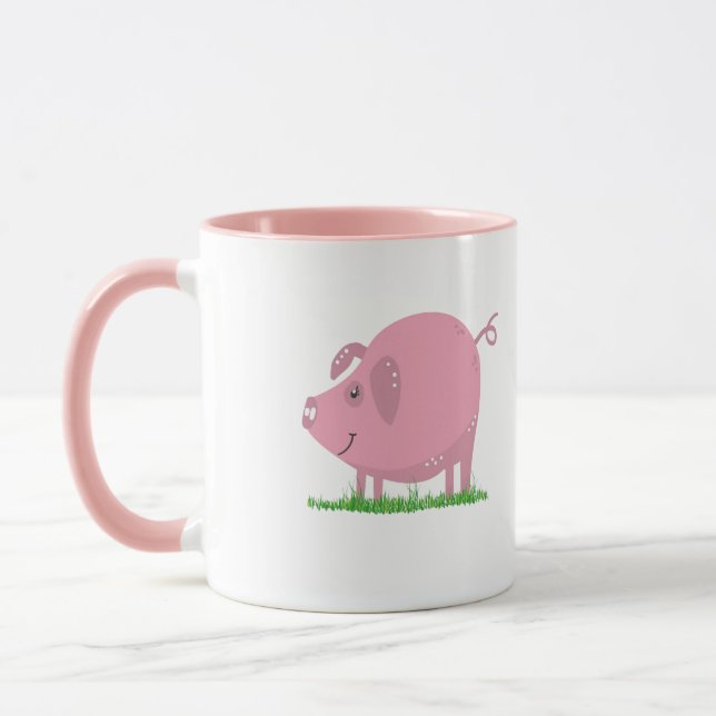 Taza Cerdo Rosa (Izquierda)