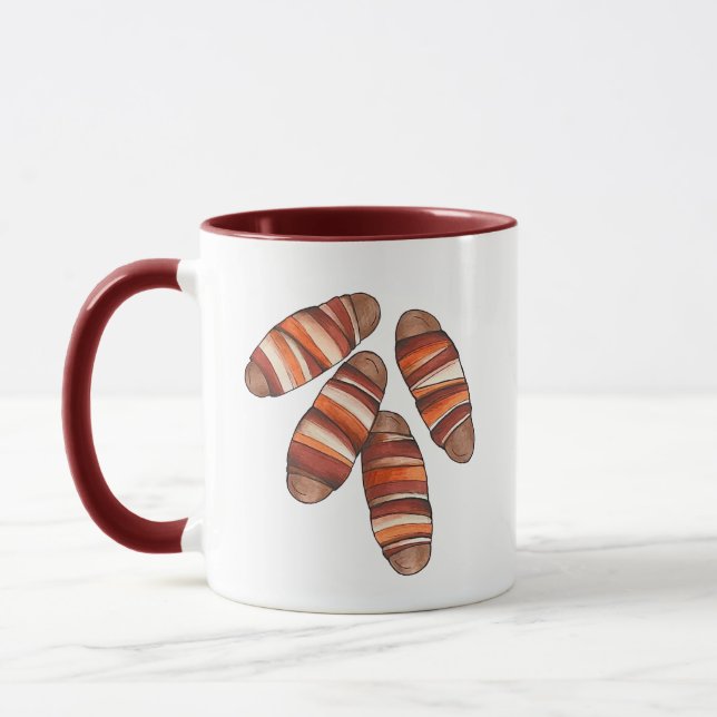 Taza Cerdos en mantas Bacon Sausage comida británica br (Izquierda)