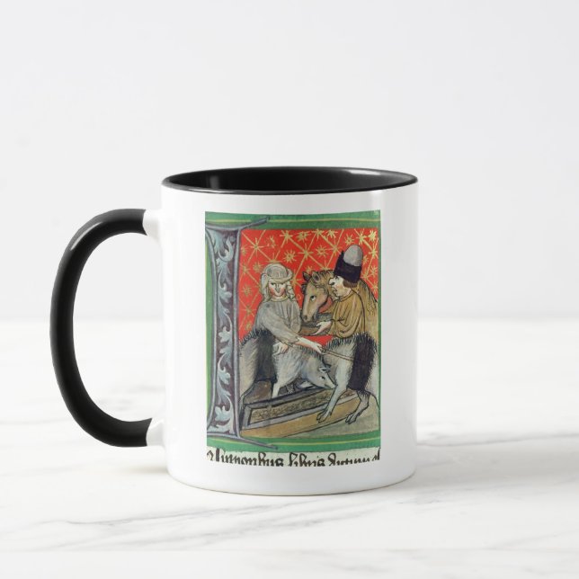 Taza Cerdos y caballos de la cría (Izquierda)