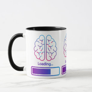 Taza cerebro de carga