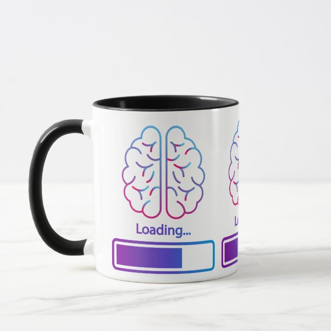 Taza cerebro de carga (Izquierda)