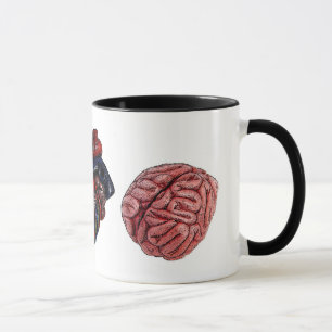 Taza Cerebros del corazón del ojo