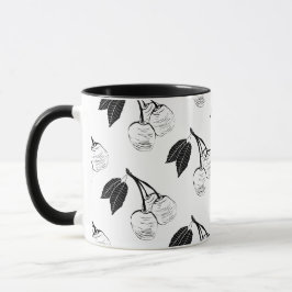 Taza Cerezas en una