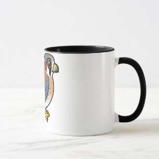 Taza Cernícalo americano lindo