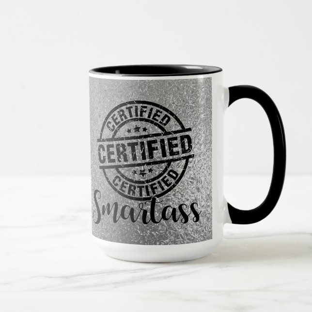 Taza Certificado Sabelotodo Plata (Derecha)