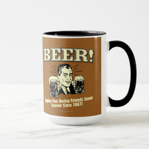 Taza Cerveza: Ayudar a los amigos a parecer más gracios