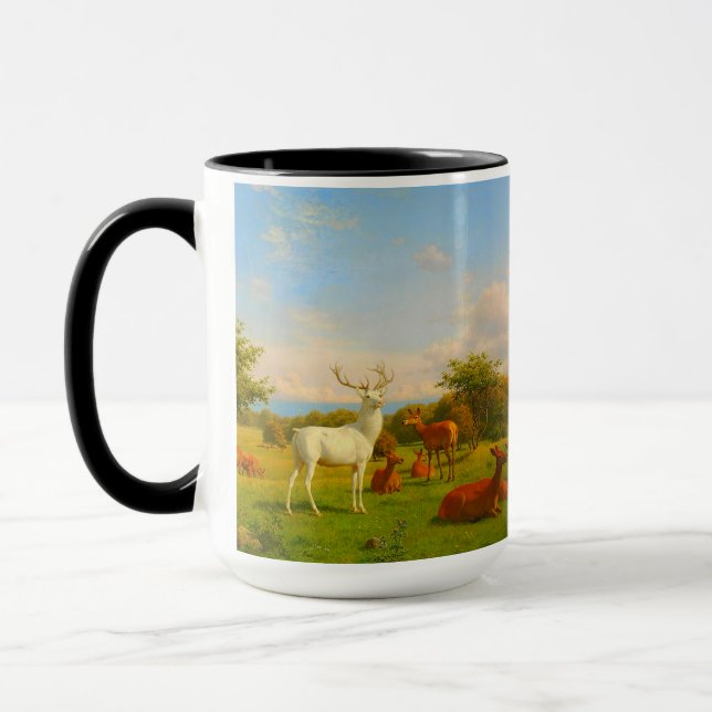 Taza Cerveza Blanca En Campo Abierto Naturaleza Vida Si (Izquierda)