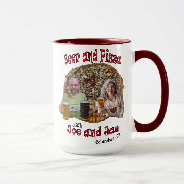 Taza Cerveza con Joe y Jan - Mug (Derecha)