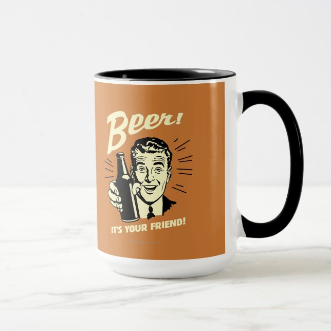 Taza Cerveza: Es tu amigo (Derecha)