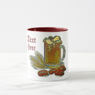 Taza Cerveza y pretzels oktoberfest bar bar