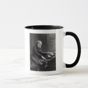 Taza Cesar Franck en la consola del órgano