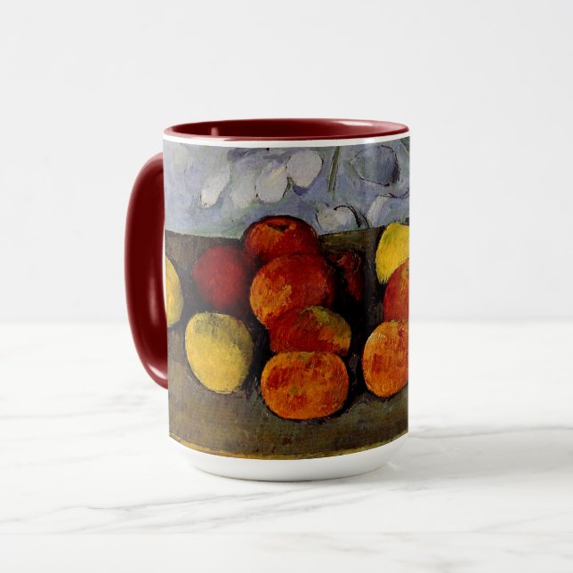 Taza Cezanne - Manzanas y Biscuits (Anverso izquierdo)